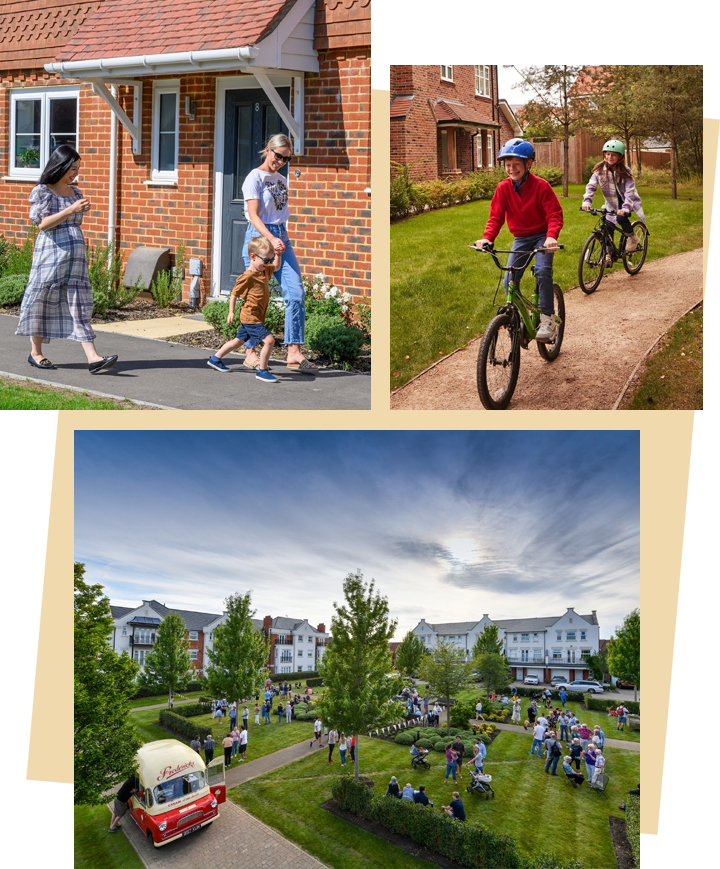 Collage of images showing the various benefits the proposals aim to deliver